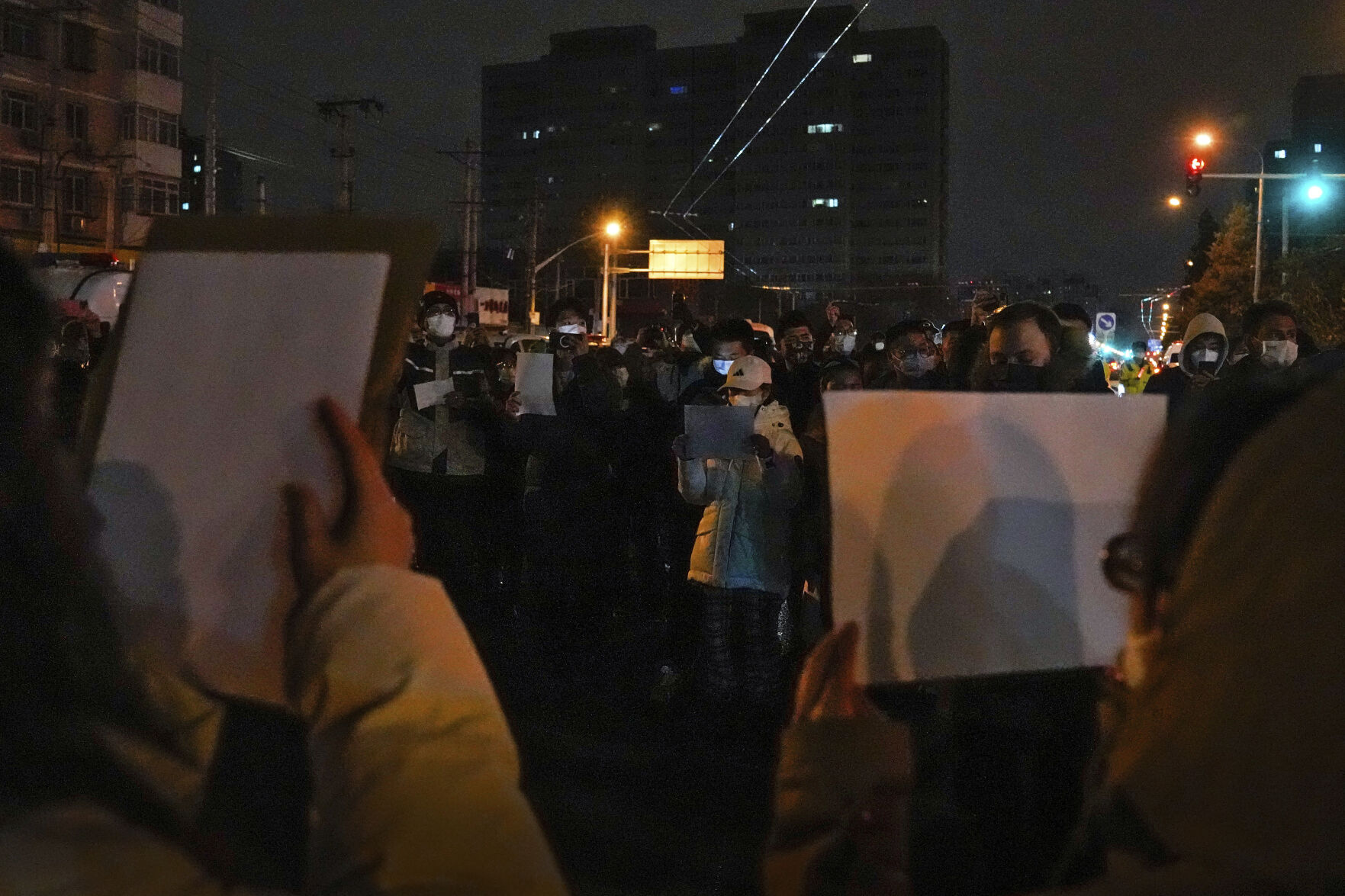 Virus Outbreak China Protest
